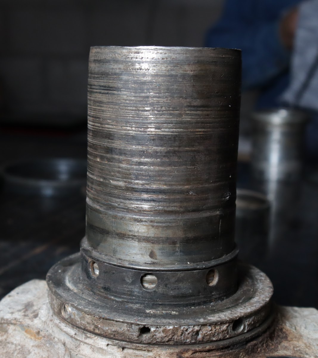 Scored shaft sleeve mechanical seal failure